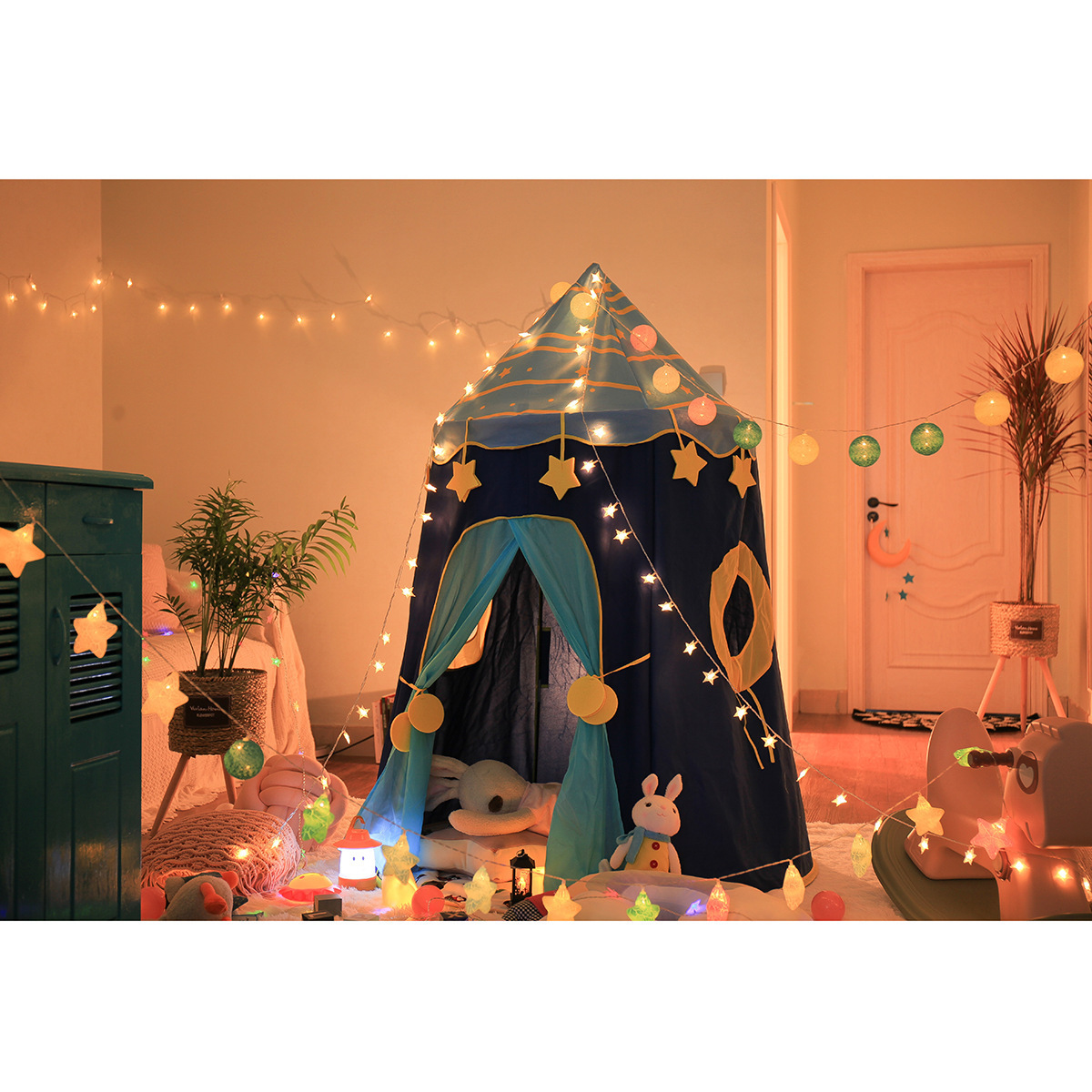 Hot sale indoor boy girl home small house children's tent baby yurt playhouse