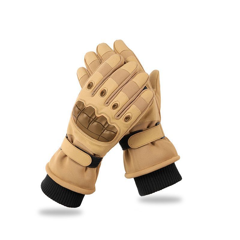 Hot selling Ski gloves refer to outdoor mountaineering touch screen anti slip wear-resistant and winter warm gloves