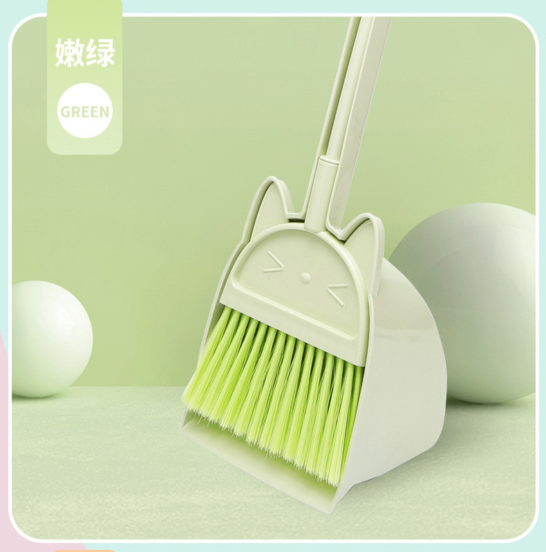 Children's school gift small broom dustpan set mini mop kindergarten sweeping house toy baby broom