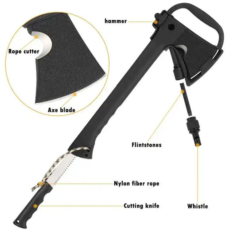 Flint Camping Axes With Saw Outdoor of camping and fire ax survival tool