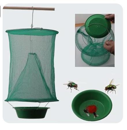 Garden Supplies hanging fly trap Ranch Hanging Catcher, Cage Catcher for Indoor and Outdoor, Family Farms, Park