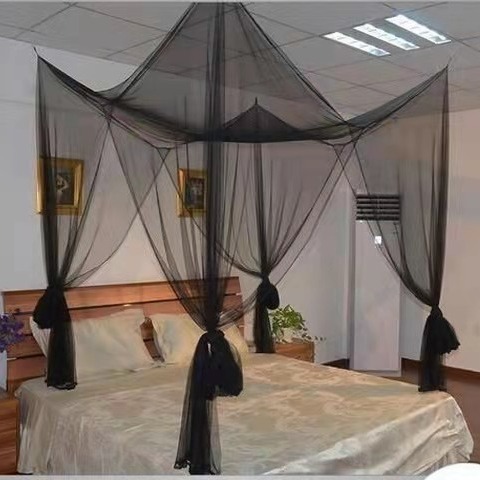 Mosquito net for household use super tall square mosquito net with four side doors polyester large mosquito net