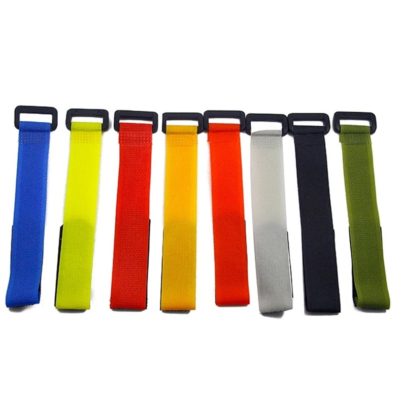 Wholesale Fishing Rod Tie Holder Strap Suspenders Fastener Hook Loop Ties Fishing Rod Strapping  Outdoor Fishing Gadget