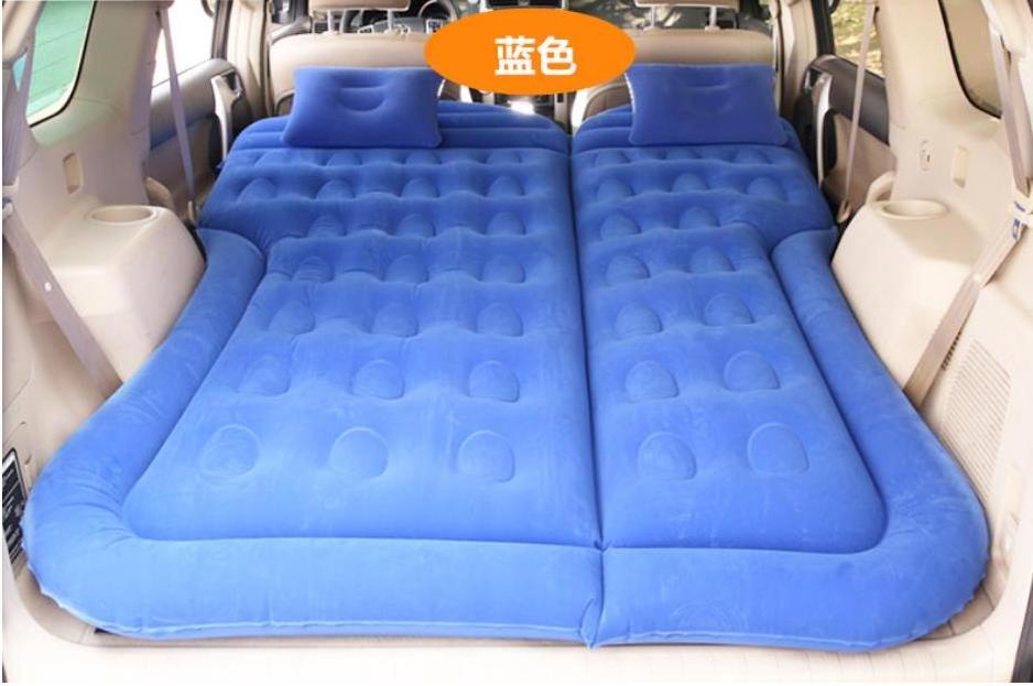 Car Folding Travel Mattress SUV Rear Seat Sleeping Mattress Trunk Car Inflatable Bed Car Air Cushion Bed Inflatable Cushion