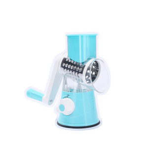 Multifunctional drum three-knife shredder slicer household vegetable cutter kitchen potato grater