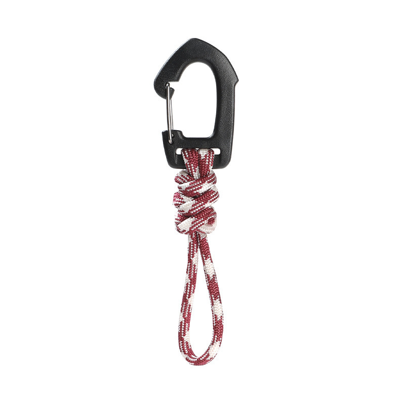 Paracord Keychain Lanyard Rotatable Buckle Knife Rope Parachute Cord Outdoor Survival Backpack Key Ring Neck Hanging Rope Tool