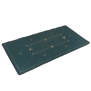 Full Color Printed Foldable Rubber Backed Poker Mat Poker Table Mat Play Card Pad Playmat Custom