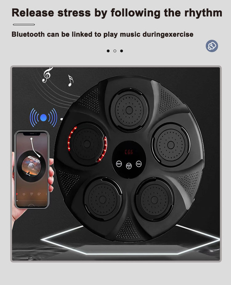 YUNPAO Bluetooth Music Boxing Machine High Quality Training Fitness Boxing Target Boxing Machine for Children and Adults