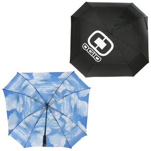 Double Canopy 72" Golf Umbrella Automatic Open Storm Windproof Brolly