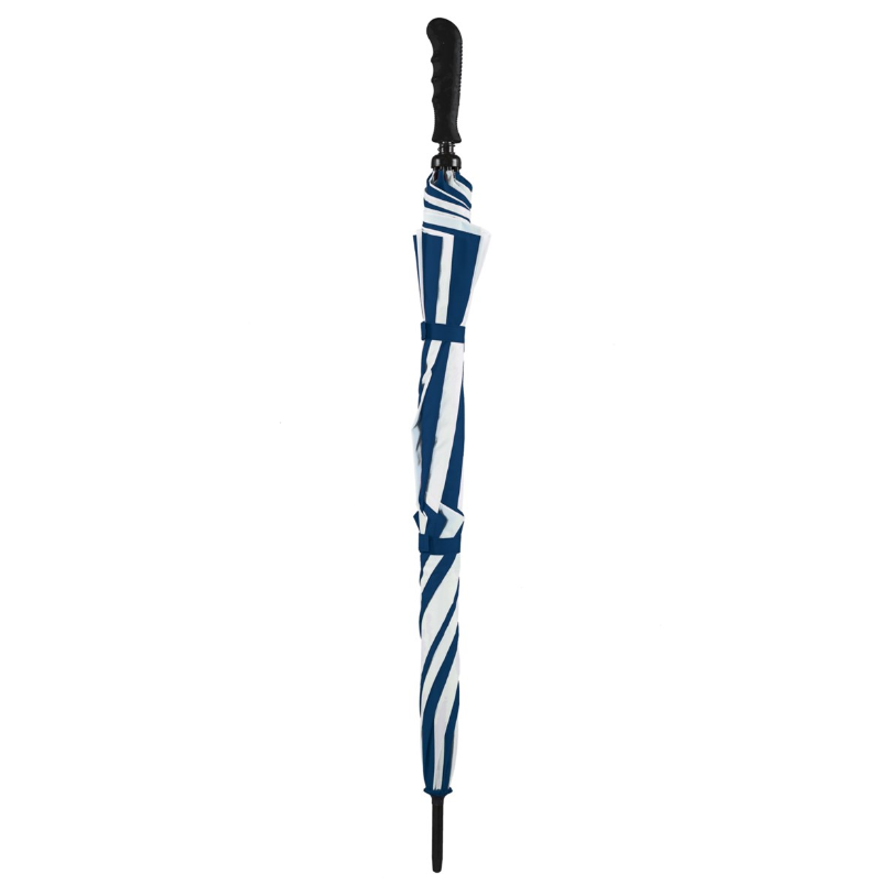 THE GIBRALTAR WIND-RESISTANT GOLF UMBRELLA - NAVY & WHITE