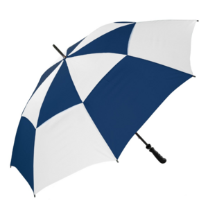 THE GIBRALTAR WIND-RESISTANT GOLF UMBRELLA - NAVY & WHITE