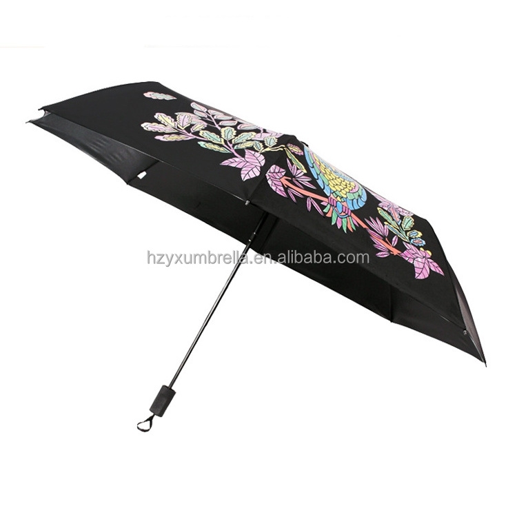 Hot sale folding color changing umbrella magic owl umbrella