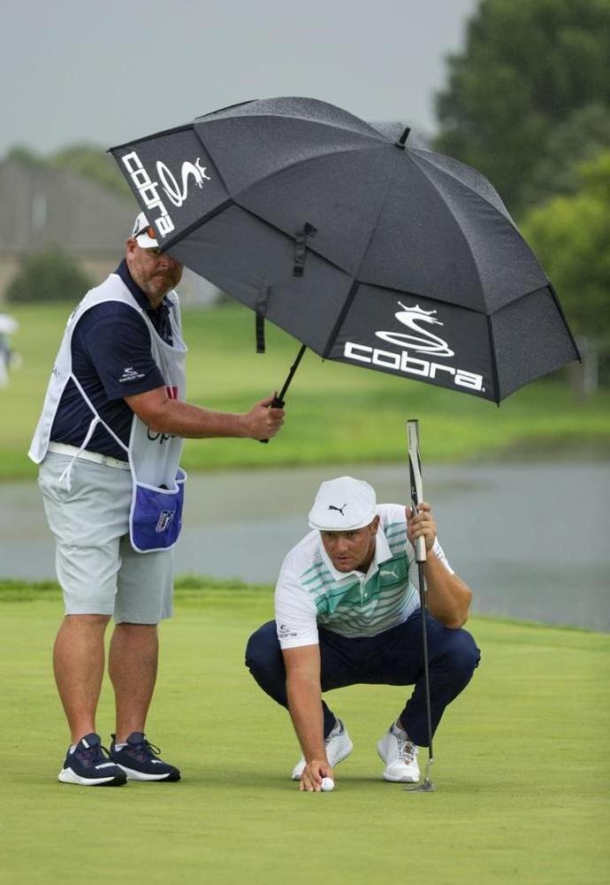 YELLOW  DOUBLE BLACK CANOPY GOLF UMBRELLA 68