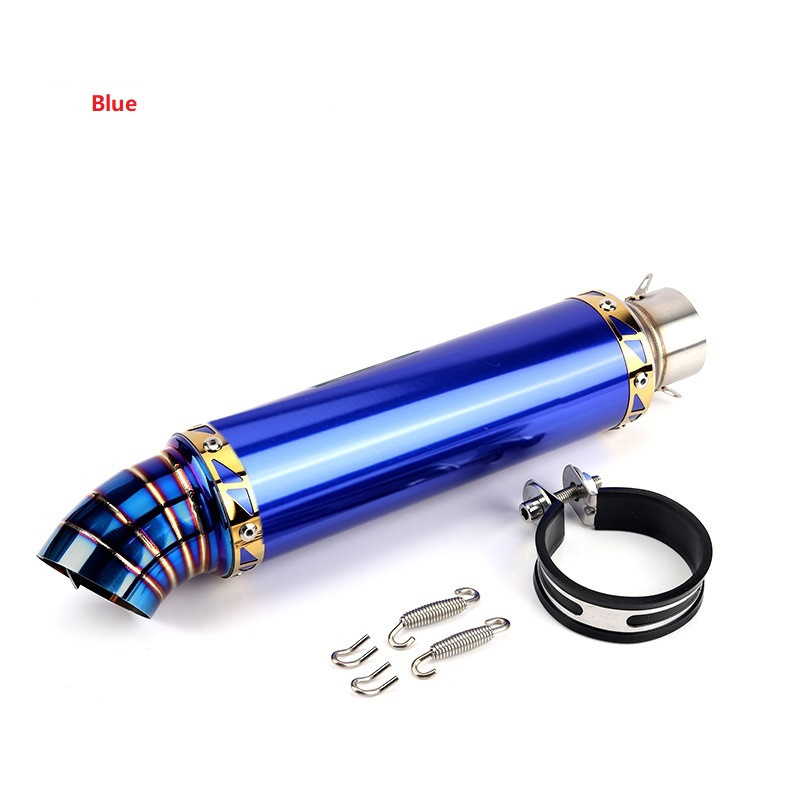 Very eye-catching, aluminum 76 pipe exhaust pipe motorcycle modified exhaust pipe