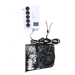 Wholesale Price Truck Van Cabin 12V Truck  Parking Cooler AC Kit 12v Compressor Electric Tractor Cab Air Conditioner