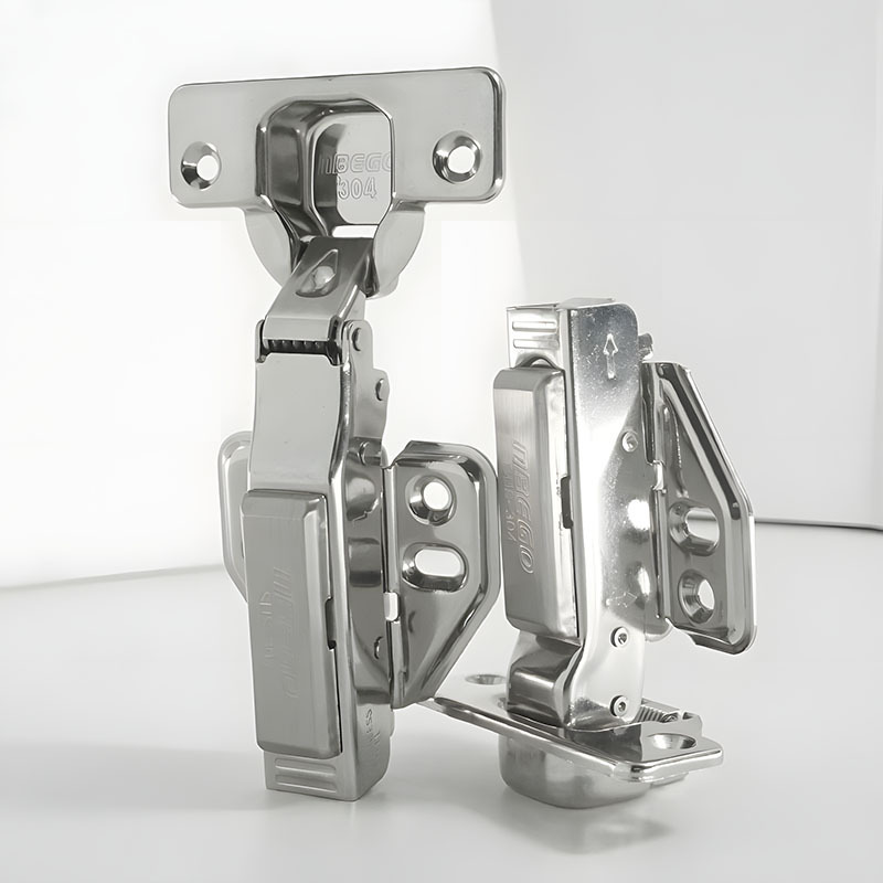 Durable Beauty 304 Stainless Steel Furniture Hinge Soft close clip-on wardrobe hinges cabinet hinges