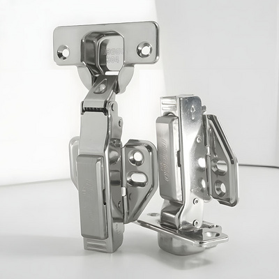 Durable Beauty 304 Stainless Steel Furniture Hinge Soft close clip-on wardrobe hinges cabinet hinges