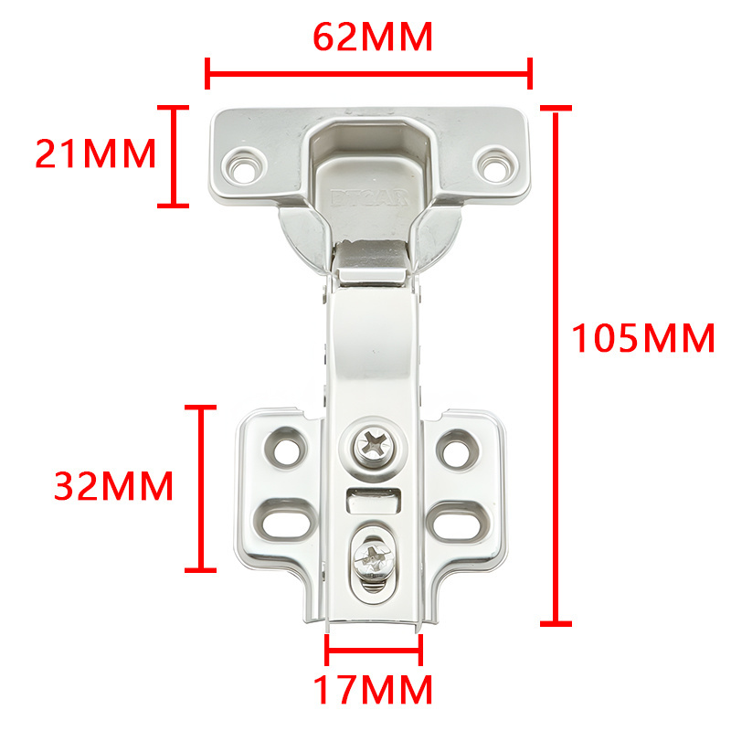 One Way Soft Close Hydraulic Hardware Door Self Closing Clip On Concealed Cabinet hinge furniture