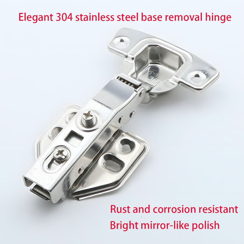 Elegant quality 304 stainless steel Kitchen Hinges Heavy Duty Gate hydraulic Cabinet Hinge Soft Closing Cabinet Door Hinge