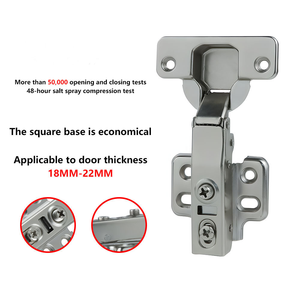 One Way Soft Close Hydraulic Hardware Door Self Closing Clip On Concealed Cabinet hinge furniture