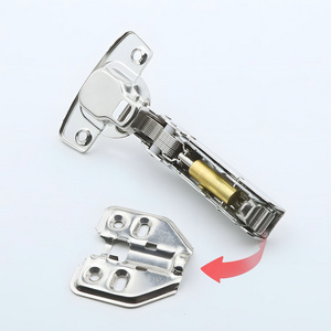 Elegant quality 304 stainless steel Kitchen Hinges Heavy Duty Gate hydraulic Cabinet Hinge Soft Closing Cabinet Door Hinge