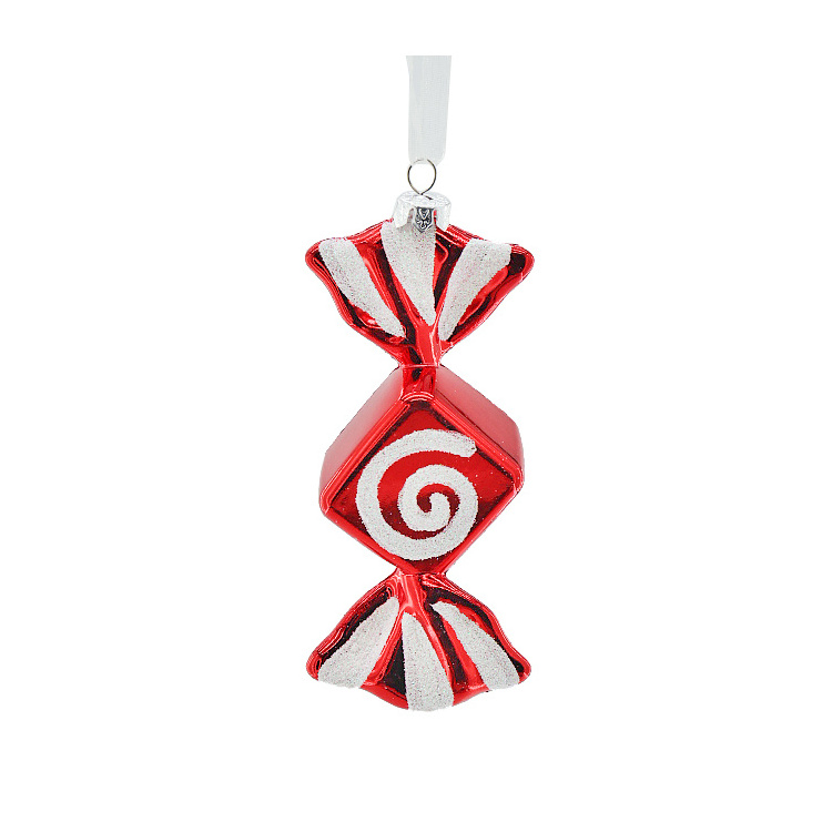 Best Price Pvc Glitter Bread Soil Spin The Pinwheel Lollipop Pendant Ornament Christmas Candy Style Hanging Decorations