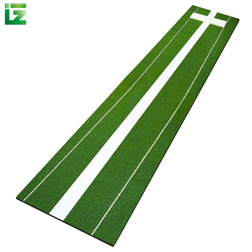 Factory Custom 3*10FT Rubber Bottom Anti Slip Mat Artificial Grass Soccer Baseball Softball Batting Mat Non-Slip Grass Mat