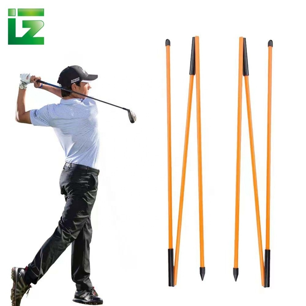 Foldable Golf Alignment Stick Golf Accessories Putting Rod Swing Training Aids Posture Corrector Folding Golf Alignment Sticks