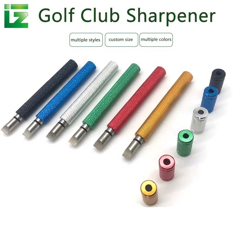 Wholesale Golf Cleaning Knife Iron Steel Golf Clubs Sharpener Cleaner Club Cleaning Tool Colorful Golf Accessories