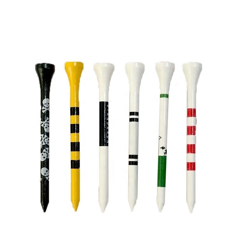 Factory customized bamboo golf tee golf tee custom logo golf tee packaging