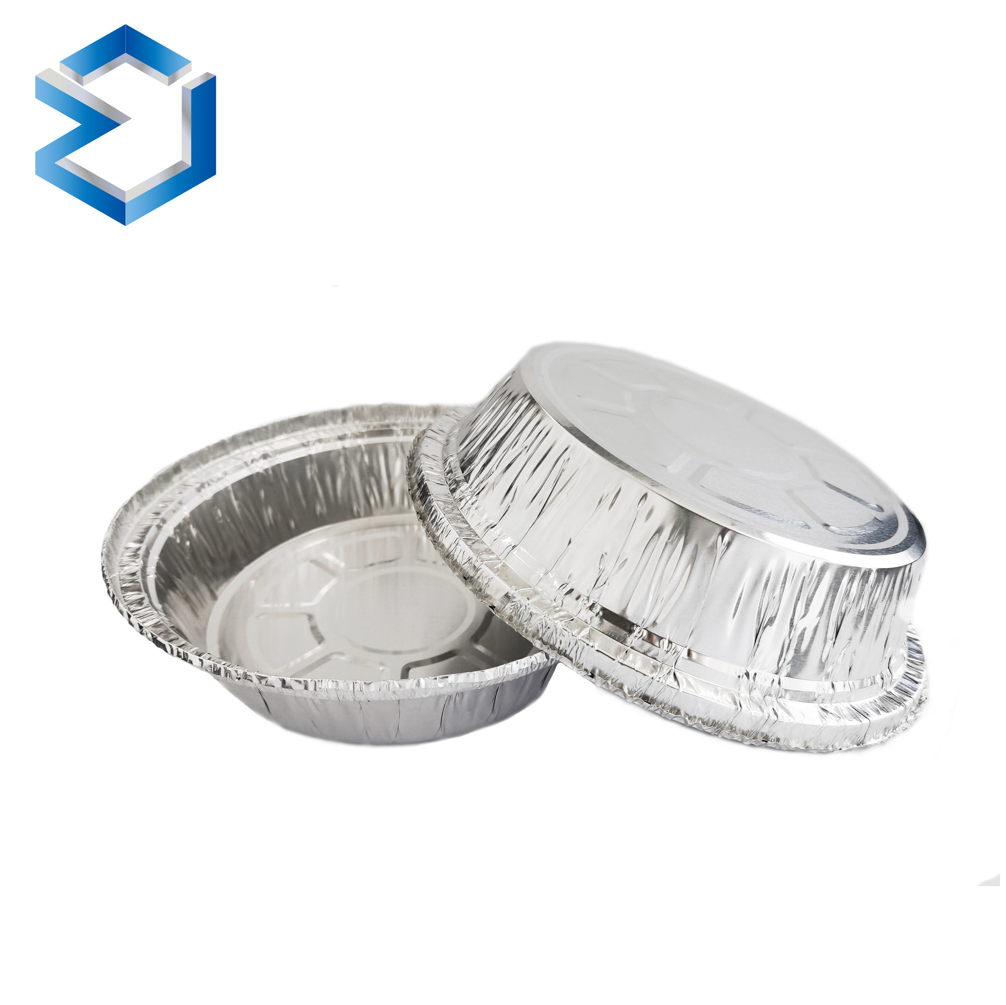 OEM Aluminium Foil Container For Food Packaging Disposable Round Foil Tray Pie Pan From China Supplier