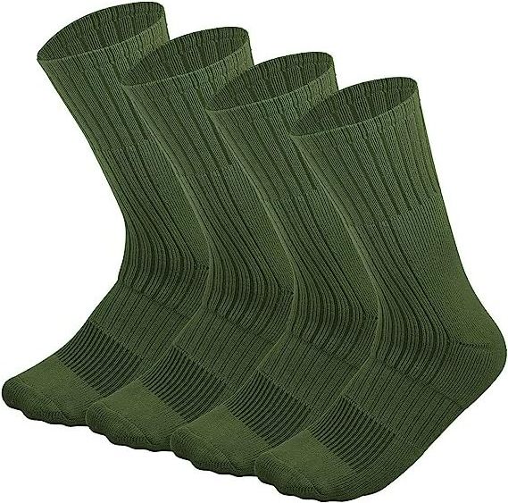 Customized Thick Heavy Nylon Wool Boot Socks Cushioned Mid-calf Socks Moisture Wicking Trekking Hiking Socks Men