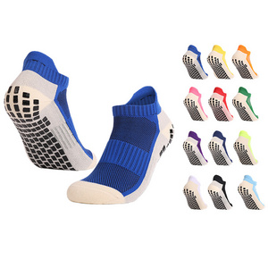 Men Thick Anti Slip Short Soccer Socks Padded Ankle Grip Football Socks