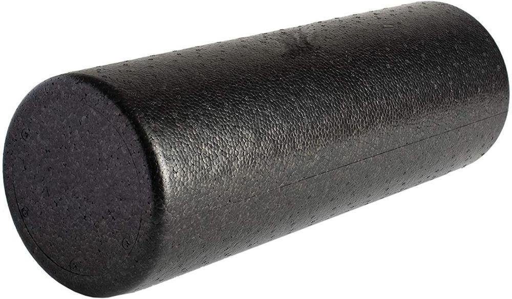 EPP High Density Round And Half-Round Foam Roller 6''x12'' Black and Speckled Colors