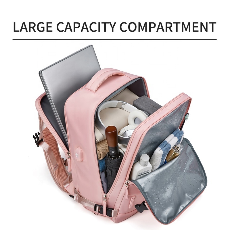 Multi Function USB charging port Travelling Backpack Waterproof Business Laptop Travel Bag Anti-Thief Storage backpack