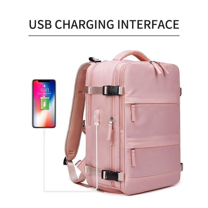 Multi Function USB charging port Travelling Backpack Waterproof Business Laptop Travel Bag Anti-Thief Storage backpack