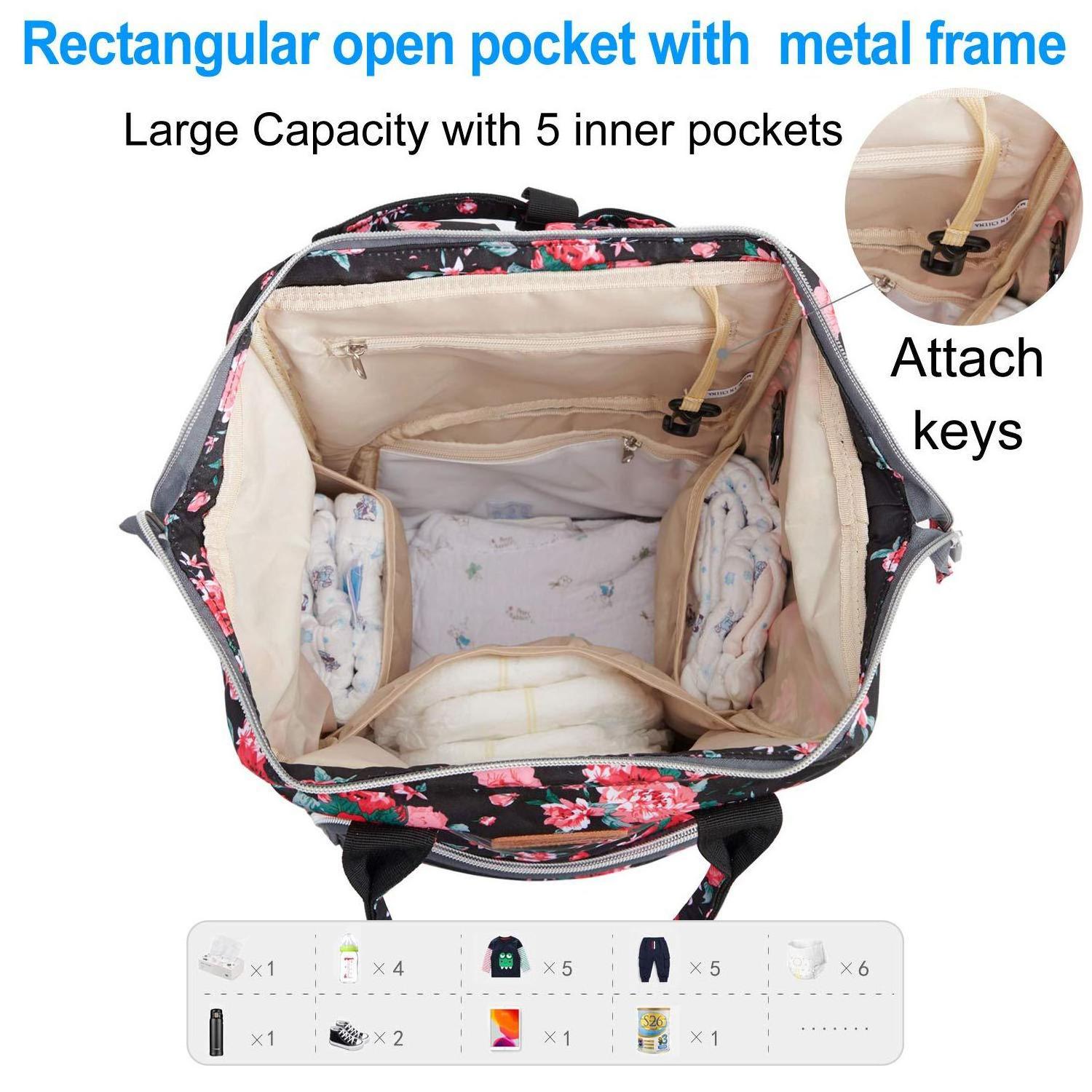 Custom Multifunctional Luxury Baby Changing Bag Waterproof Organizer Storage Backpack for Mommy Fashionable Sleeping Carrier