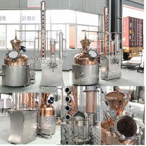 Alcohol spirits processing types distillation equipment,custom dimension glass distillation column