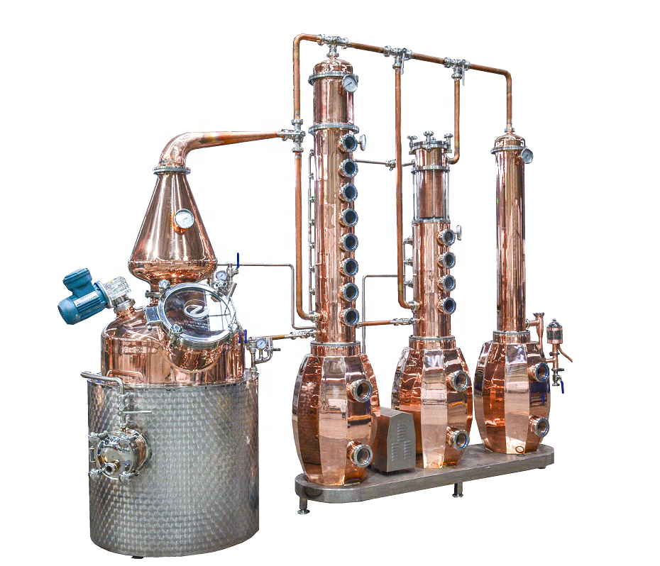 distillery equipment 60l copper distiller used for alcohol essential oil distillation machine