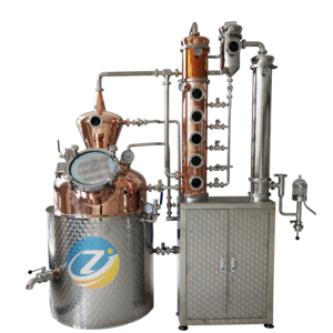 New Craft reflux condenser alcohol distillation alambicchi rame destilaria rum distillery equipment