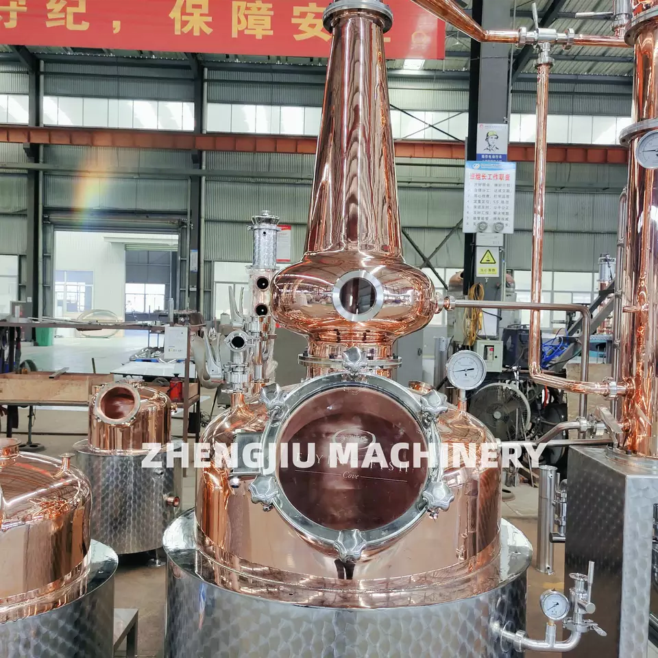 1500L vodka making machine distilling equipment vodka destiller unit de distillation column still for sale