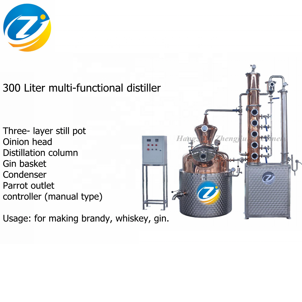 400ltr alcohol distiller boiler copper pot still distillation machine whiskey distillery equipment