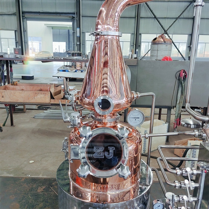 ZJ 100L Whisky making kit Brandy Alcohol Distillation Machine Gin Distillery Equipment home distillery equipment