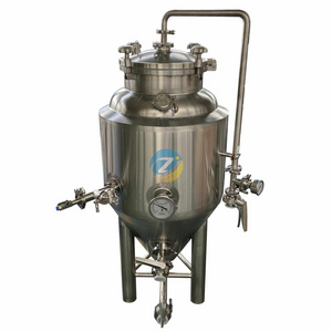 50L/100L/200L mini home brewing equipment beer fermentation tank stainless steel conical fermenter