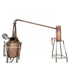 400ltr alcohol distiller boiler copper pot still distillation machine whiskey distillery equipment