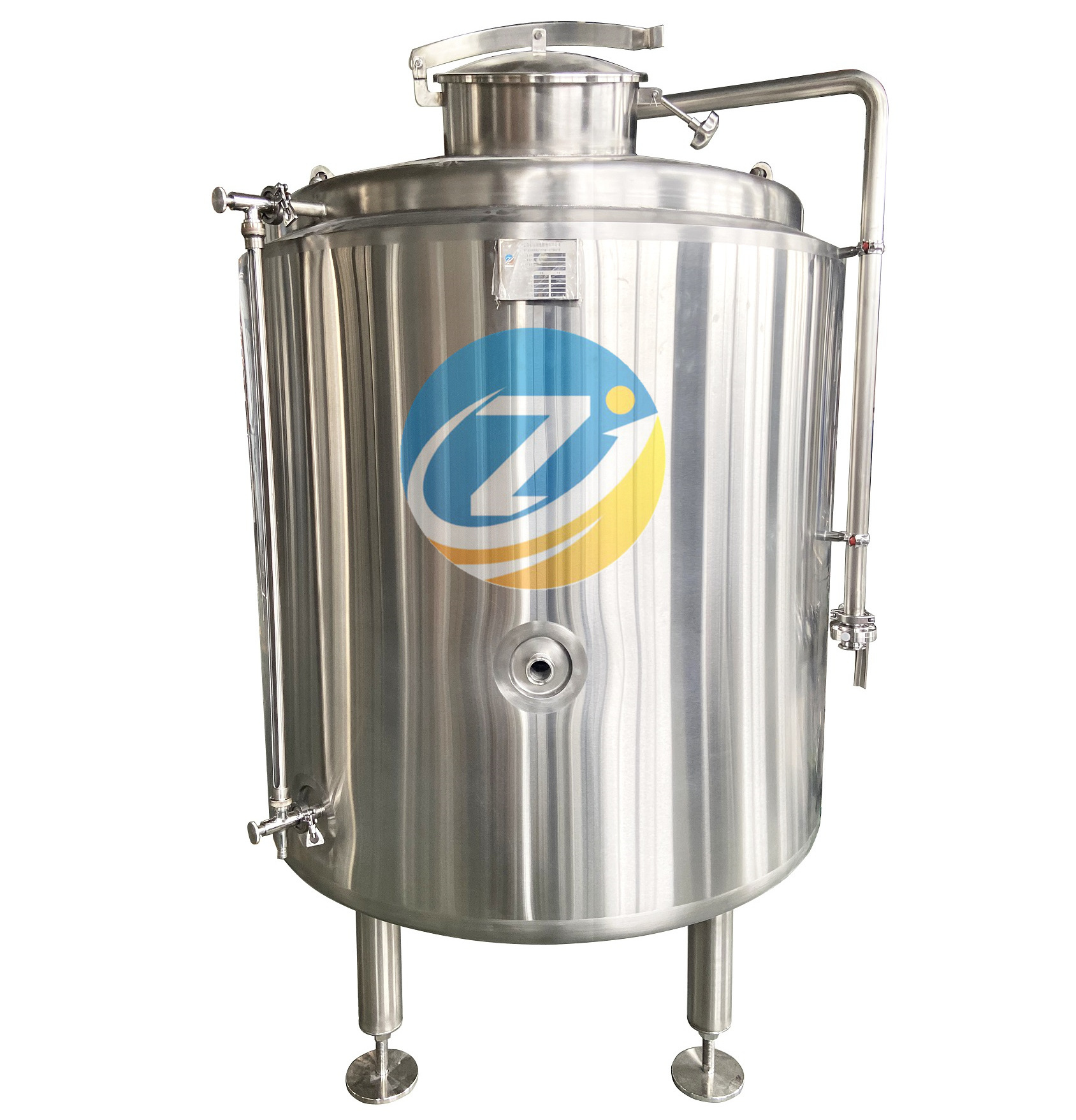 ZJ New Craft 1000L for liquor distillery insulated cold water storage tank