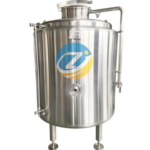 ZJ New Craft 1000L for liquor distillery insulated cold water storage tank