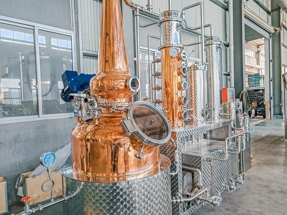 ZJ Distilling Still Distillation Column Alcohol Alembic Whisky Rum Gin Vodka Brandy Spirit Wine Distillery Equipment Distiller