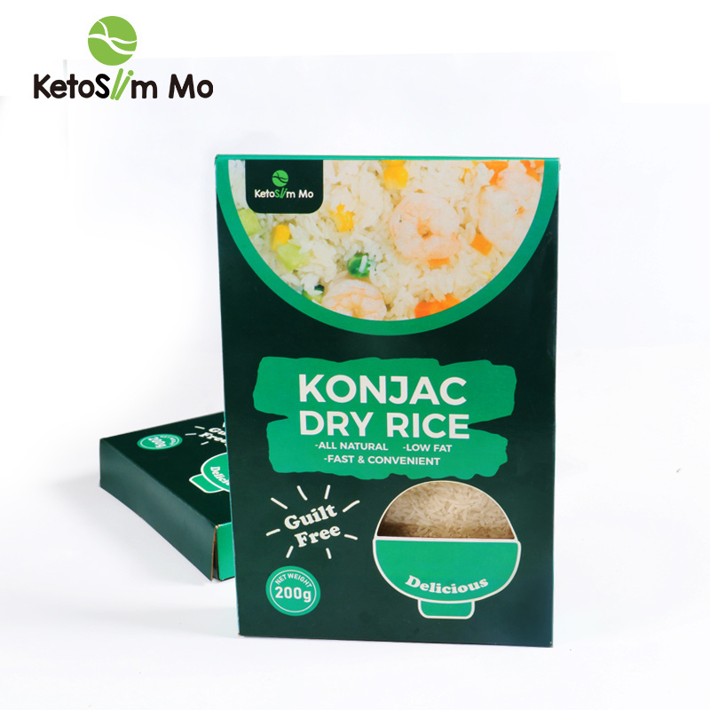 Dried Shirataki Glucomannan Odorless Gluten Free Dry Rice Zero Carb Konjac Rice