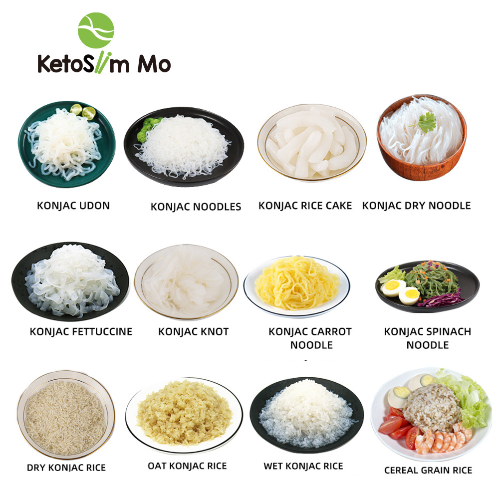 Ketoslim Mo Healthy Keto Diet Food Organic Fast Instant Ready To Eat Bulk Wholesale Shirataki Noodle Konjac Udon